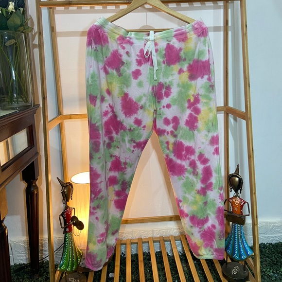 THE DROP Multi Tie Dye Fleece Drawstring Sweatpants Jogger’s. Size-M - Picture 9 of 13